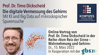 Prof Dr Timo Dickscheid • brainWEEK  Die digitale Vermessung des Gehirns [upl. by Nisa825]