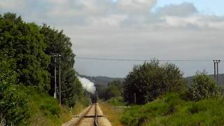 Strathspey Railway No 17 handles the last climb into Boat of Garten [upl. by Sedberry453]