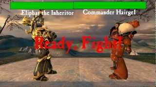 Warhammer 40000 the fighting game Alpha footage [upl. by Charry]