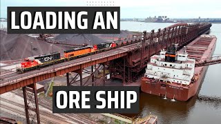 Loading An Ore Ship The Massive Mesabi Miner [upl. by Thedric]