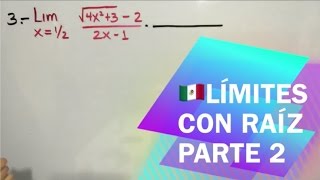 Límites con Raíz Cuadrada Parte 2 [upl. by Mancino40]