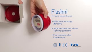 Unboxing the Flashni fire alarm sounder beacon [upl. by Ellenej]