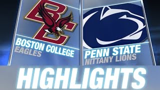 Boston College vs Penn State  2014 ACC Football Highlights [upl. by Drahcir]