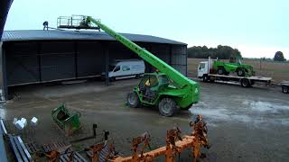 Time lapse Construction dun hangar agricole [upl. by Aneema]