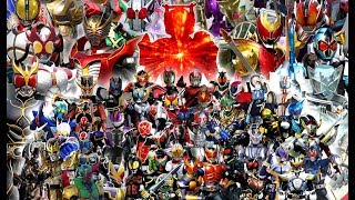 ALL HEISEI KAMEN RIDER Henshin belt すべての 平成 仮面ライダー 変身 ベルト クウガ  ビルド 2000 2017 [upl. by Southworth]