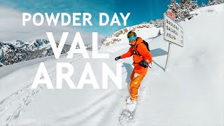 SNOWBOARD Baqueira Beret Powder day [upl. by Eloc]