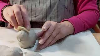 58 How to make ceramic sculpture  basics of sculpting [upl. by Ahcirt179]