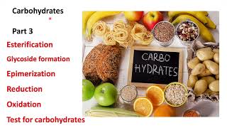 Carbohydrate part 3 reaction on carbohydrates  Test to detect carbohydrates  Glycoside mechanism [upl. by Higinbotham]