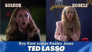 Ted Lasso  Roy Kent Scares Keeley Jones in Parking Lot  1x5 3x12 [upl. by Ahsenre]