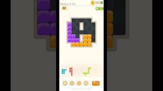 Puzzledom Block Novice A Lv  31  35 gameplay shorts block [upl. by Yadrahs521]