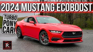 The 2024 Ford Mustang EcoBoost Is A Lively Turbocharged American Pony Car Icon [upl. by Ahtibbat391]