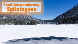 Bayern Einfache Familienwanderung um den Spitzingsee im Winter [upl. by Laud887]