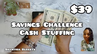 Savings Challenge Cash Stuffing 💸 [upl. by Corb]