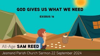 Exodus 16  God Gives Us What We Need  Jesmond Parish  Sermon  Clayton TV [upl. by Most490]