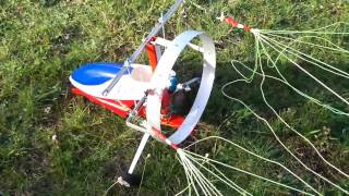 TOP FOX RC NEW Electric Powered Paraglider PARAMOTOR 1 [upl. by Sobel221]