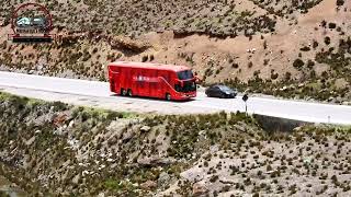 BUSES DEL CENTRO POR LAS ALTURAS DE TICLIO ENTRE CURVAS Y MONTAÑAS 🚍🚛🚌❤🎥👍 [upl. by Alahcim2]