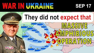 17 Sep CRIMEA IS SHAKING Ukrainians EXPEL RUSSIANS FROM OIL RIG BASES  War in Ukraine Explained [upl. by Eyatnod]