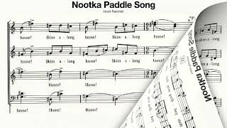 Nootka paddle Song Imant Raminsh score video [upl. by Rome]