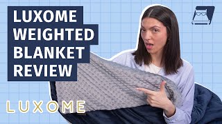 Luxome Weighted Blanket Review  Best Blanket For Couples [upl. by Ztnahc]