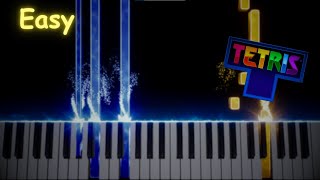 Tetris Theme  Piano Tutorial Easy Version [upl. by Buna300]