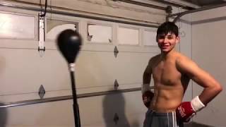 Ryan Garcia demonstrates how to use the cobra bag 🔥 [upl. by Arleen]