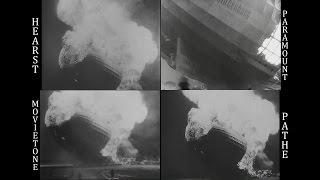 Tribute to the Hindenburg Disaster  Reconstruction and Newsreel Synchronization [upl. by Audley466]