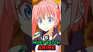 5 Must Watch Anime Series anime weeb animeedit naruto otaku [upl. by Imis]