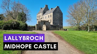 Lallybroch  Midhope Castle  OUTLANDER Jamie Fraser House  Walking Tour  4K  60FPS [upl. by Rehpotsirc]