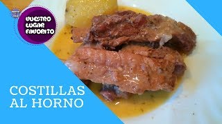 COSTILLAS AL HORNO EN OLLA GM [upl. by Mezoff]