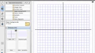 SMART Notebook How to Find amp Use Graph Paper [upl. by Noyahs]