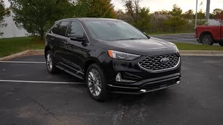 2021 Ford Edge Titanium Walkaround [upl. by Atteloc40]