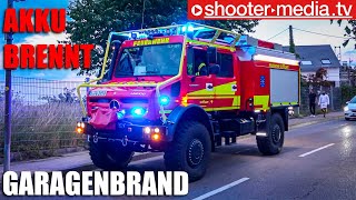 🔥 Feuer beim Laden 🔋 EBike Akku geht in Flammen auf 🔋  🚒 Feuerwehreinsatz [upl. by Anoirtac]