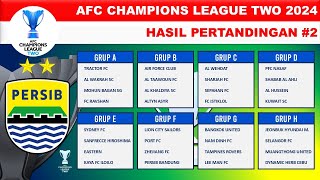 🔴 Persib Tanpa Poin‼️Hasil Pertandingan AFC Champion League Two 2024  ZHEJIANG FC Vs PERSIB BANDUNG [upl. by Ingunna]