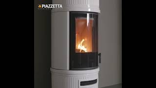 Piazzetta BCS  combustione a legna evoluta  BCS electronic combustion system for wood stoves [upl. by Hatcher]