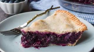 Homemade Blueberry Pie [upl. by Rabka228]