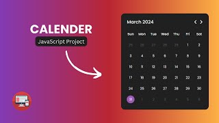 Creating a Calendar with HTML CSS and JavaScript [upl. by Garrard]