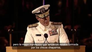 CAMBIANDO EL MUNDO  Discurso del Almirante William H McRaven en University of Texas Austin 2014 [upl. by Carly813]