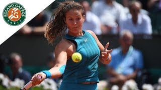 Daria Kasatkina vs Caroline Wozniacki  Round 4 Highlights I RolandGarros 2018 [upl. by Arbmik843]