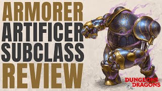 Armorer Artificer  DampD 5e Subclass Series [upl. by Sucramd481]