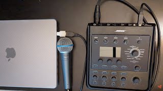 Karaoke Recording using Bose T1 or T4S Tonematch and GarageBand [upl. by Amoakuh]