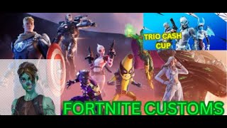 FORTNITE CUSTOMS AND TRIO CC TODAY JOIN [upl. by Pall]