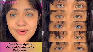 MISLENS Best Prescription Colored Contacts for Daily Wear – My Top Picks mislens colorcontacts [upl. by Analra24]