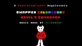 SWAPPED COLORBOOKS Painted Plummet  Storyswap  Devils Comeback A SomethingElseYT Megalovania [upl. by Yllac]