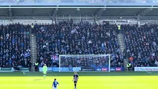 Chesterfield vs Notts county Will Grigg’s on fire chant 121024 [upl. by Aicileb]