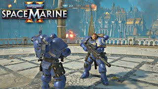 Warhammer 40K Space Marine 2  PVP Multiplayer Gameplay No Commentary [upl. by Ciapha]