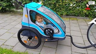 Yepp Trailer Solo fietskar review door Mommytalks [upl. by Nillok600]