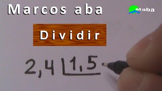 DIVISÃO  Aula 05  Números decimais [upl. by Tezzil]