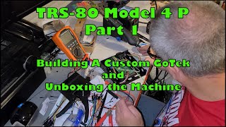 TRS80 Model 4 P Part 1 Building a Custom GoTek and Unboxing the Machine [upl. by Aynotel]