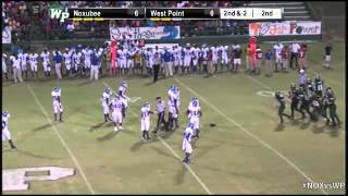 Football Noxubee County vs West Point [upl. by Ecirehs]