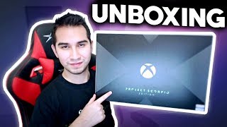 Xbox One X Unboxing Español  Edición Especial Project Scorpio [upl. by Naicul]